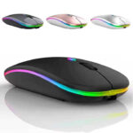 Souris LED Sans Fil Rechargeable