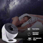 Projecteur Galaxie 360° – Lampe Ciel Étoilé à Disques Interchangeables – Image 5