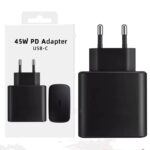 Chargeur Rapide 45W USB-C Super Fast Charging pour Samsung Adaptateur Secteur Haute Puissance + Câble USB-C