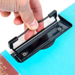 PORTE-BLOC A4 RIGIDE AVEC PINCE MÉTALLIQUE – Image 5