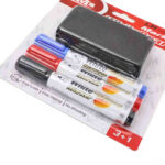 Pack Marqueurs pour Tableau Blanc + Effaceur (3+1)