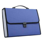 Classeur Porte-Documents Accordéon A4 à Poignée