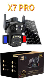 Caméra de Surveillance Solaire X7 PRO – 4G LTE – 4K Ultra HD – PTZ 10X Zoom – Image 3