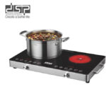 Plaque de Cuisson Électrique Double DSP – Table Vitrocéramique – Double Zone