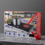 Plaque de Cuisson Électrique Double DSP – Table Vitrocéramique – Double Zone – Image 4