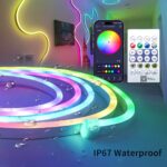 LED Neon Rope Light RGB – Bande LED Néon 5M – Image 3