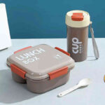 Ensemble lunch box avec bouteille et cuillère – Image 3