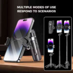 Trépied Selfie Stick P25-T Zoom Quadripod avec Télécommande Bluetooth – Image 3