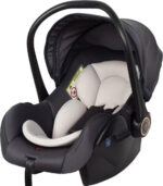 Siège auto bébé portable avec canopy et harnais de sécurité – Image 2