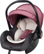 Siège auto bébé portable avec canopy et harnais de sécurité