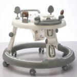 Trotteur bébé évolutif avec siège ergonomique et jouets intégrés – Image 6