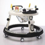 Trotteur bébé évolutif avec siège ergonomique et jouets intégrés – Image 5