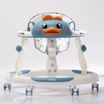 Trotteur bébé avec siège confortable et roulettes 360° – Image 2