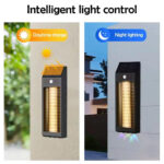 ampe murale solaire LED externe décorative effet flamme – Image 6