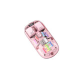 Souris Sans Fil Rechargeable Transparente RGB – Double Mode (Bluetooth + USB) – Image 4