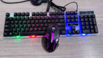 Pack Clavier Gaming RGB + Souris Gaming avec Câble USB