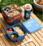 Ensemble lunch box avec bouteille et cuillère – Image 2
