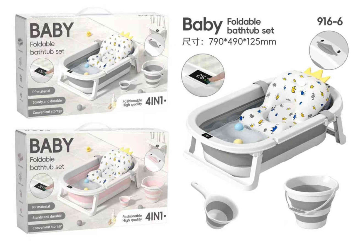 Ensemble de Bain Bébé Pliable 4 en 1 – Image 2
