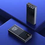 Power Bank 20000mAh 100W Ultra Rapide avec Câbles Intégrés et Écran LED – Charge Multi Appareils – Image 4