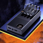 Power Bank 20000mAh 100W Ultra Rapide avec Câbles Intégrés et Écran LED – Charge Multi Appareils – Image 3