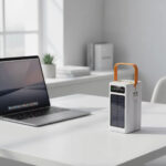 Power Bank Solaire 100000mAh avec Lampe LED et Multi Ports USB – Charge Smartphones, Tablettes et Ordinateurs Portables