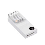 Power Bank 20000mAh 100W Ultra Rapide avec Câbles Intégrés et Écran LED – Charge Multi Appareils