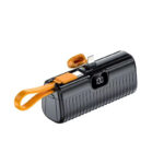 Power Bank 5000mAh Compacte avec Câbles Intégrés et Écran LED – Recharge Rapide Smartphones – Image 3