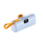 Power Bank 5000mAh Compacte avec Câbles Intégrés et Écran LED – Recharge Rapide Smartphones – Image 5