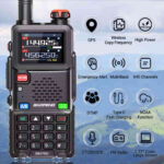 Talkie-Walkie Professionnel Tri-Bande 5RH PRO Longue Portée 10KM – Image 3