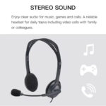 Logitech H110 – Casque Stéréo avec Microphone – Image 4