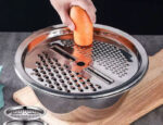 Ensemble Râpe Multifonction 3 Pièces en Acier Inoxydable – Image 4