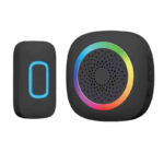 Sonnette Sans Fil 300 m avec Carillon LED RGB – Image 4