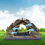TENTE DE CAMPING AUTOMATIQUE CAMOUFLAGE – 3 PERSONNES – Image 3