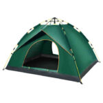TENTE DE CAMPING AUTOMATIQUE VERTE – 2 × 2 M – 3 PERSONNES – Image 4