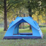 TENTE DE CAMPING AUTOMATIQUE BLEUE – 2,5 × 2,5 M – 4 PERSONNES – Image 4