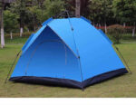 TENTE DE CAMPING AUTOMATIQUE BLEUE – 2,5 × 2,5 M – 4 PERSONNES – Image 3