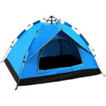 TENTE DE CAMPING AUTOMATIQUE BLEUE – 2,5 × 2,5 M – 4 PERSONNES – Image 2