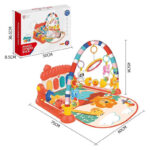 TAPIS D’ÉVEIL POUR BÉBÉ AVEC ARCHE DE JEUX ET PIANO MUSICAL – Image 4