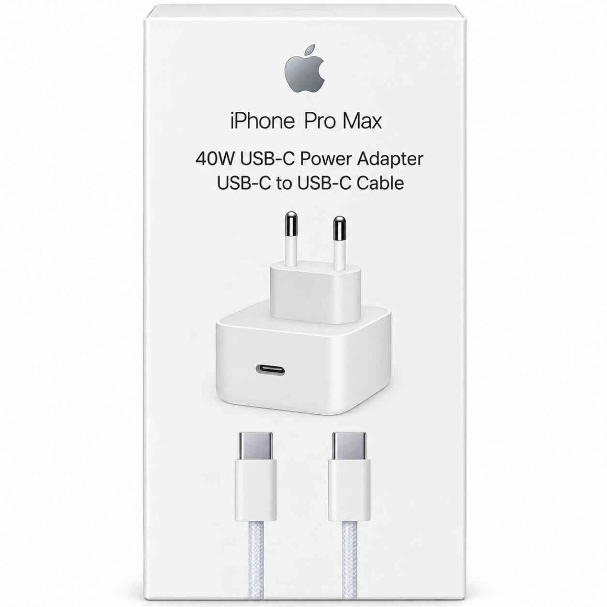 CHARGEUR POUR IPHONE 15 À 18 PRO MAX – 40 W AVEC CÂBLE USB-C – Image 2