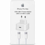 CHARGEUR POUR IPHONE 15 À 18 PRO MAX – 40 W AVEC CÂBLE USB-C