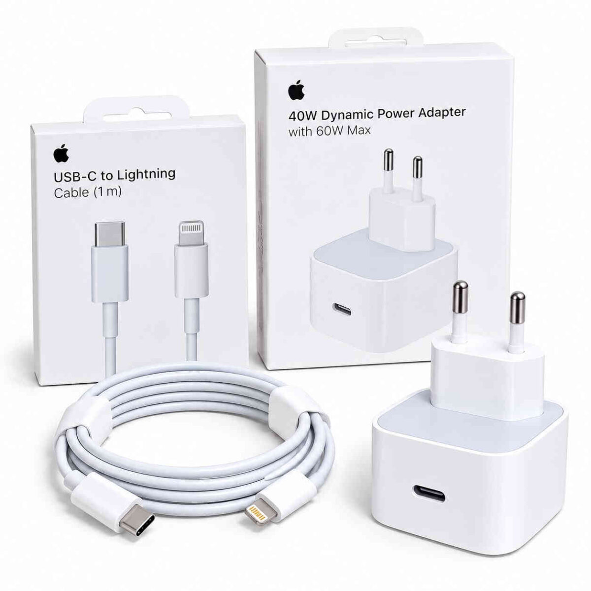 CHARGEUR POUR IPHONE X À 14 PRO MAX – 40 W AVEC CÂBLE USB-C VERS LIGHTNING – Image 2