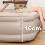 MATELAS GONFLABLE AVEC POMPE INTÉGRÉE RECHARGEABLE – 200 × 150 × 40 CM – Image 4