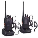 TALKIES-WALKIES BAOFENG AVEC ÉCOUTEURS ET CHARGEURS