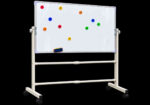 TABLEAU BLANC MAGNÉTIQUE DOUBLE FACE MOBILE – 200 × 100 CM