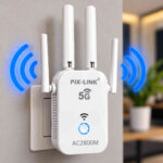RÉPÉTEUR WI-FI PIX-LINK 5G AC2800M AVEC 4 ANTENNES – Image 3