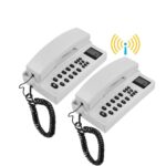 TÉLÉPHONE INTERCOM SANS FIL 433 MHz – PORTÉE 1000 M – BATTERIE 2500 mAh