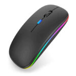 CEST PAS METALIQUE ENLEVE CA SOURIS SANS FIL BLUETOOTH & 2.4G RECHARGEABLE AVEC ÉCLAIRAGE RGB – Image 4