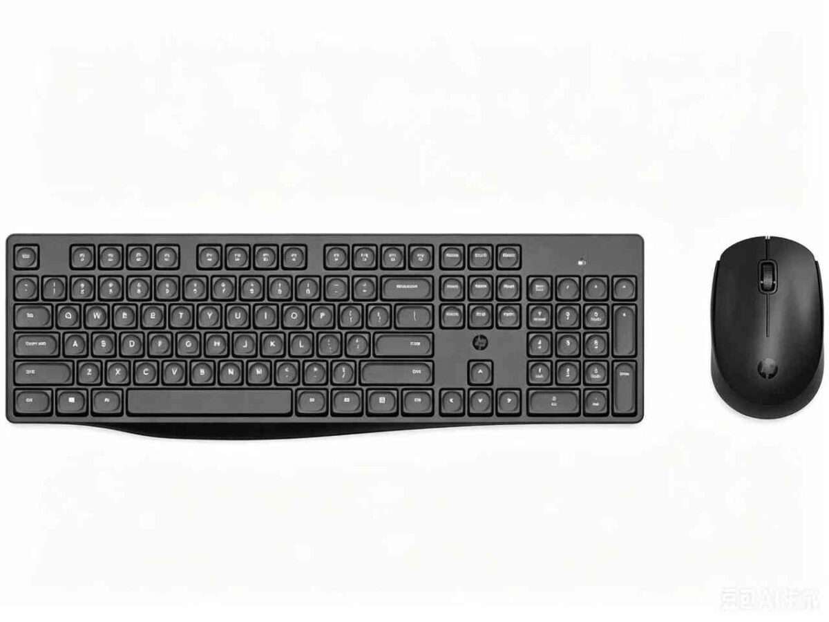 PACK CLAVIER ET SOURIS SANS FIL HP – CLAVIER COMPLET AVEC PAVÉ NUMÉRIQUE – Image 2