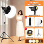 KIT ÉCLAIRAGE PHOTO/VIDÉO 100W AVEC SOFTBOX PARAPLUIE ET TRÉPIED – Image 4